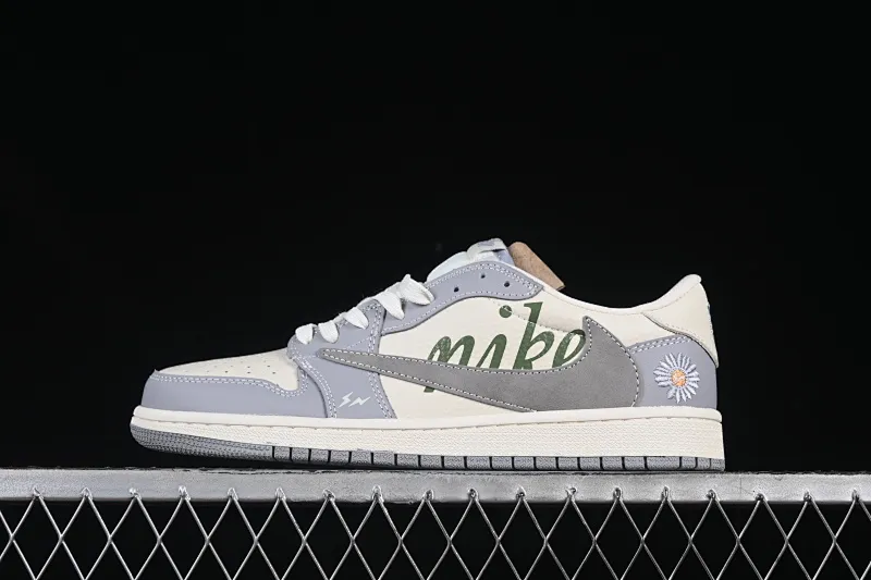 All Categories Air Jordan Jordan Series Basketball Shoes Air Jordan 1 Low High-end Customized Low-top Shoes Travis Scott x Fragment Design x Air Jordan 1 Low OG SP AJ1 Joe 1 Lightning Joint Xiao Wrinkle Ju Low-top Cultural Casual Shoes XS2024-018